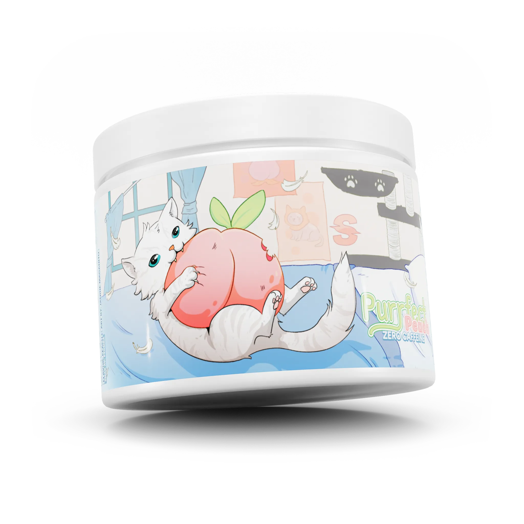 Purrfect Peach Zero Caffeine (100 portionen)