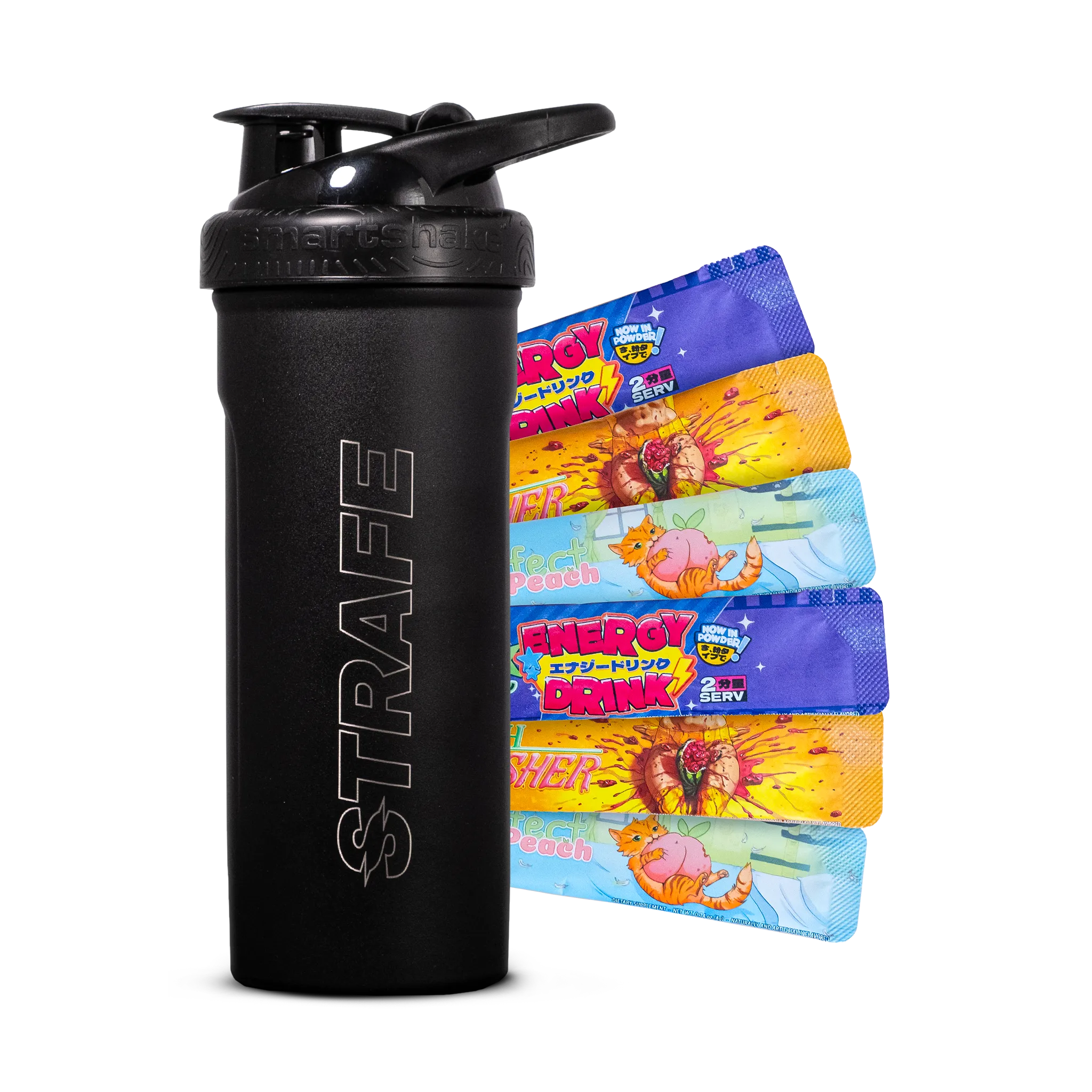 Sample-Pack with Obsidian Insulated Steel Shaker (750 ml)