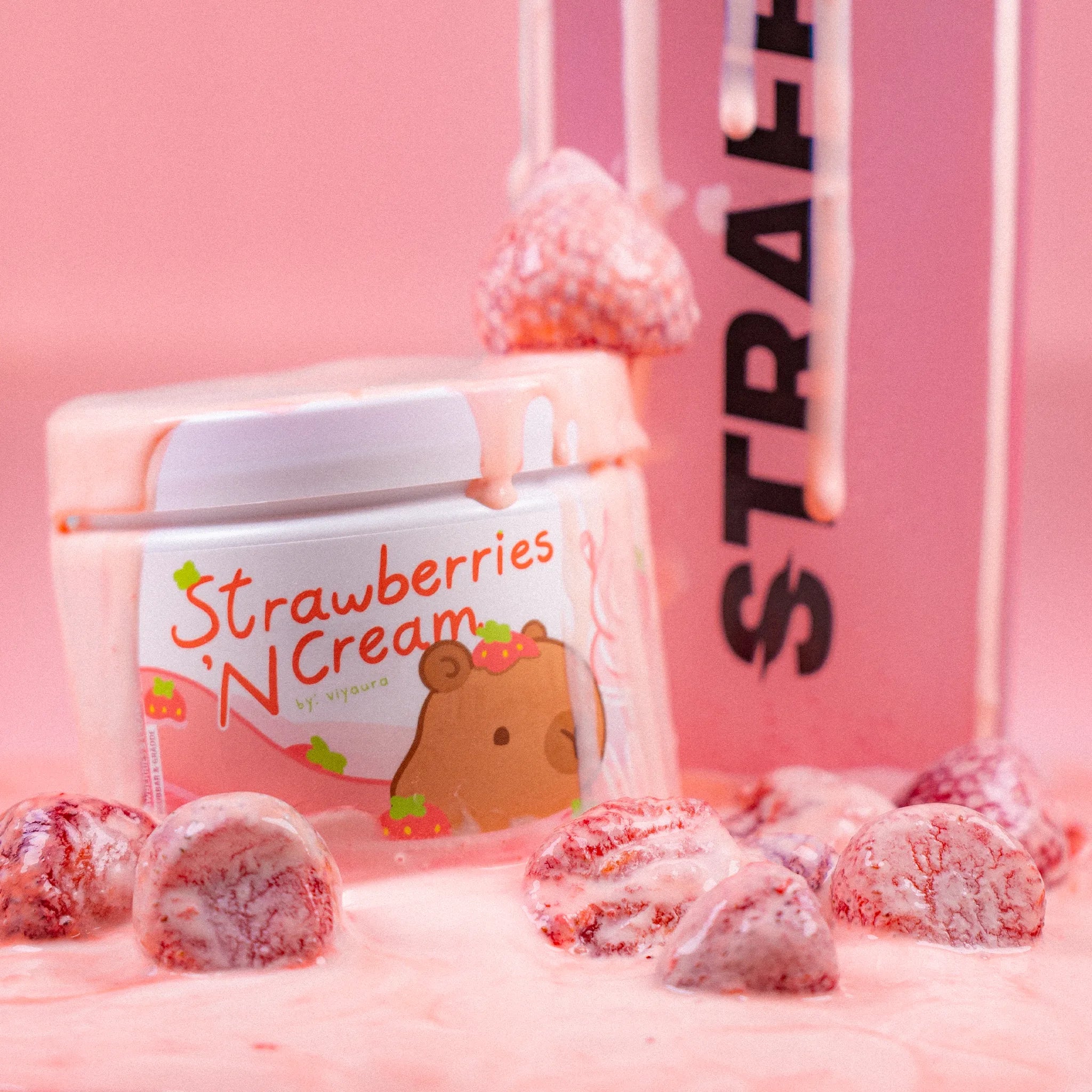 Viyaura's Strawberries 'N Cream (100 serveringar)